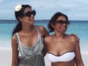 Равшана Куркова с мамой отдыхают на Мальдивах